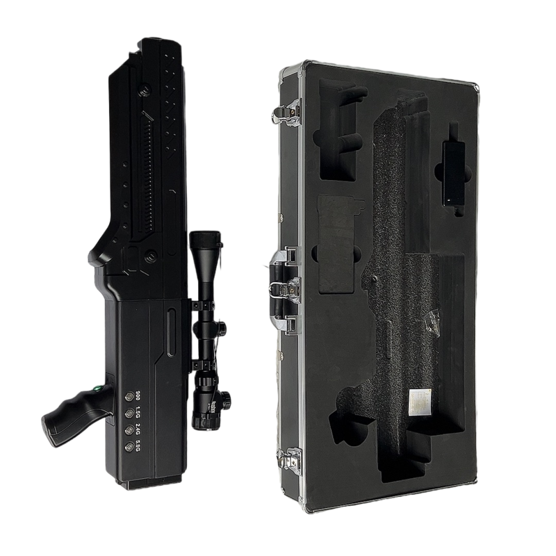  龙滚镇手持便携式枪型低空防御反制四通道A型